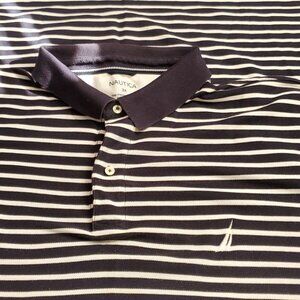 Nautical striped polo